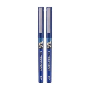 Pilot V7 Liquid Ink Roller Ball Pen (Pack of 2 Blue Pen),9000014719