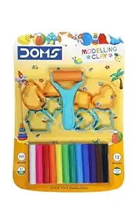 Doms Modelling Clay 12 Shades New, Multicolor
