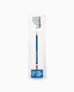 Camlin Kokuyo Supreme HD Pencil – Pack of 10 Pencils | Dark Lead for Smooth Writing & Shading | Ideal for Board Exams, Competitive Tests, School & Drawing Use