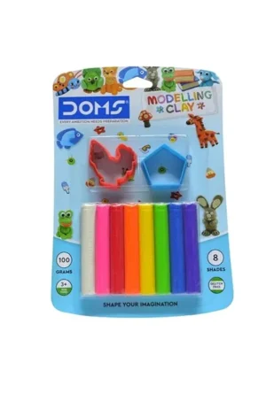 DOMS Modelling Clay 8 Shades New