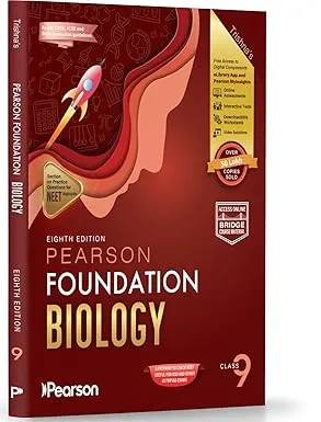 Pearson'26 Foundation Biology Class 9| For NEET, NTSE & Olympiad Exams|Includes NEET Practice Questions|Free acess -6 Online Assessments, 35 Video ... Tests via Pearson MyInsights & elibrary