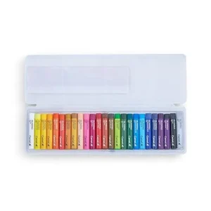 Camlin Oil Pastels – 25 Vibrant Shades | Pack of 1 Set | Rich Colour Payoff, Smooth Texture | Ideal for Kids, Artists, and School Projects